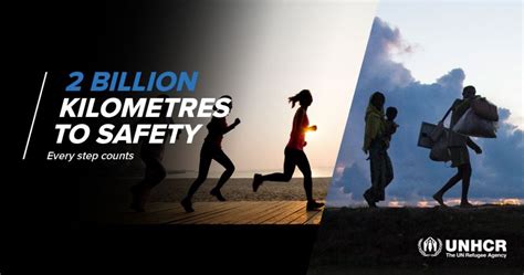 unhcr 2 billion kilometres to safety